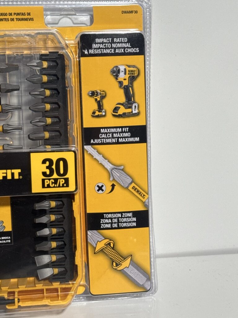 DEWALT MAXFIT 30-Piece Screwdriving Bit Set with Magnetic Sleeve – Impact Driver Ready - Image 5